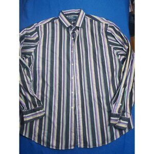 Polo Ralph Lauren Men's Colorful Striped Regent Custom Fit Casual Shirt XXL